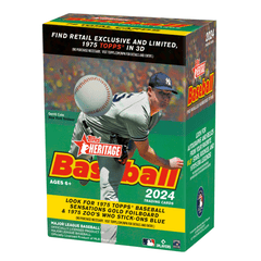 2024 Topps Heritage Baseball Trading Cards Blaster Box